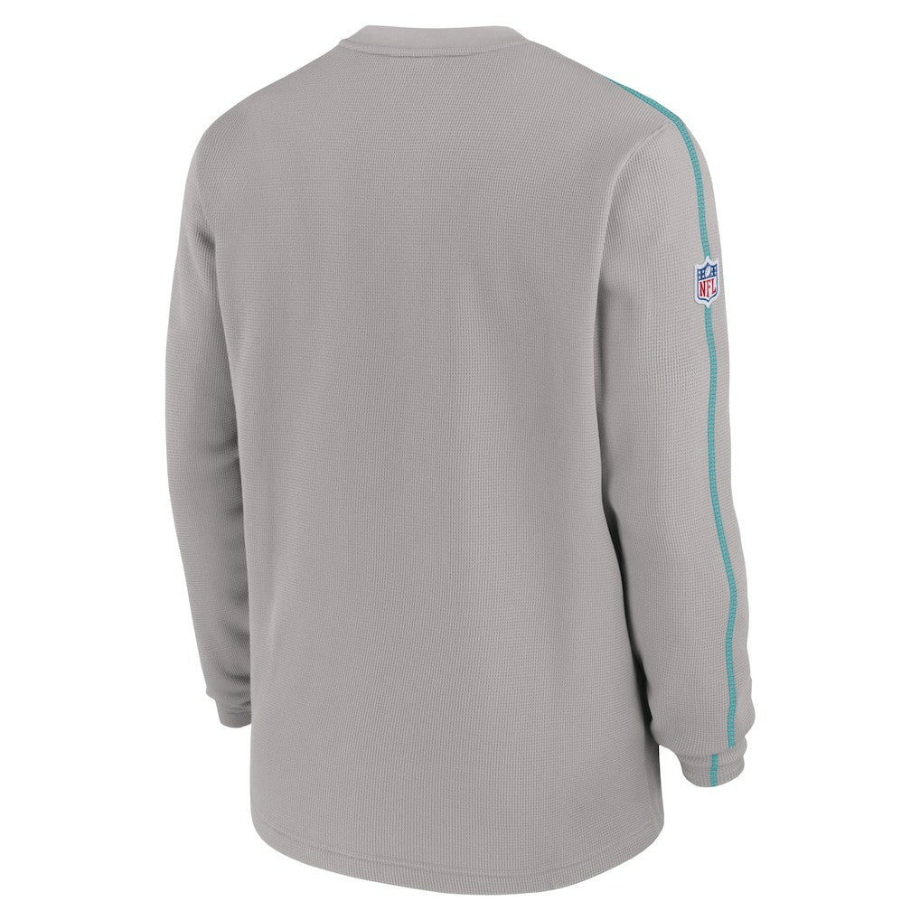 Miami Dolphins 2024 Sideline Coaches Long Sleeve Top - Gray | Nike sale