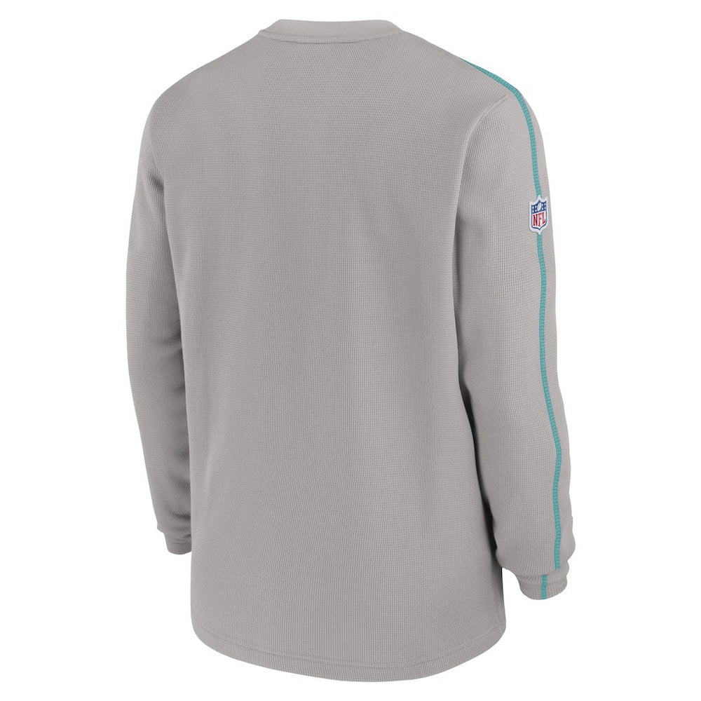 Miami Dolphins 2024 Sideline Coaches Long Sleeve Top - Gray | Nike sale
