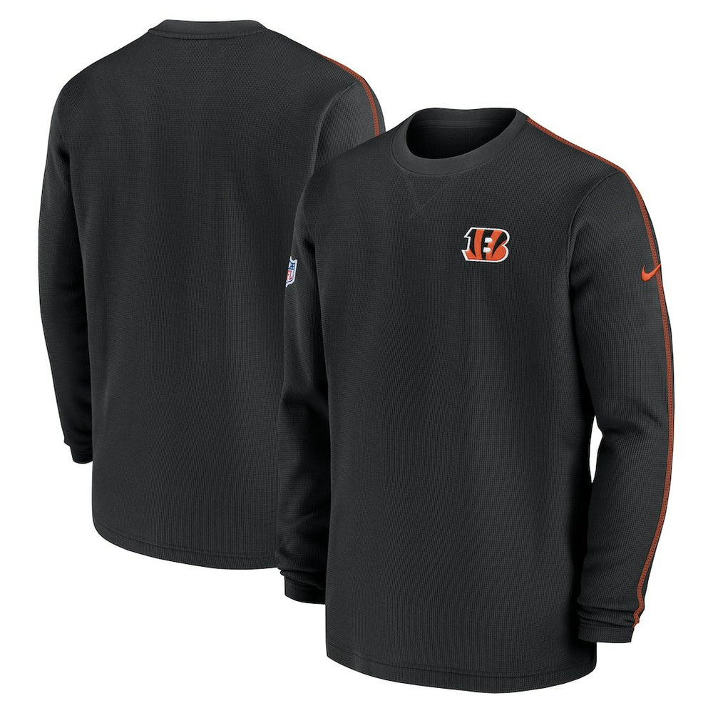 Cincinnati Bengals 2024 Sideline Coaches Long Sleeve Top - Black | Nike cheap