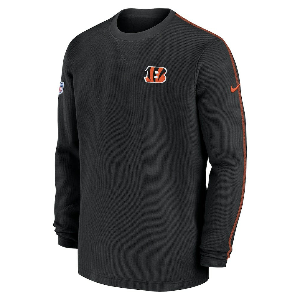 Cincinnati Bengals 2024 Sideline Coaches Long Sleeve Top - Black | Nike cheap