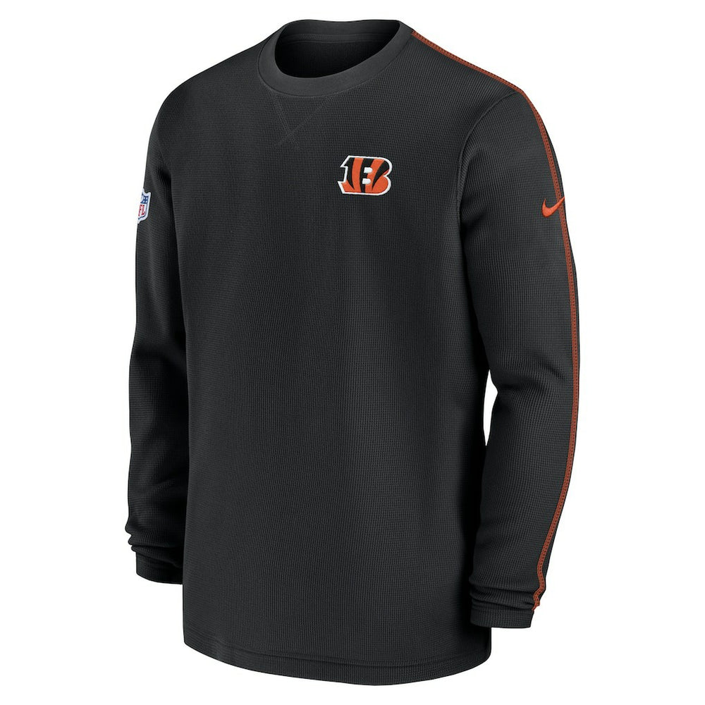 Cincinnati Bengals 2024 Sideline Coaches Long Sleeve Top - Black | Nike cheap