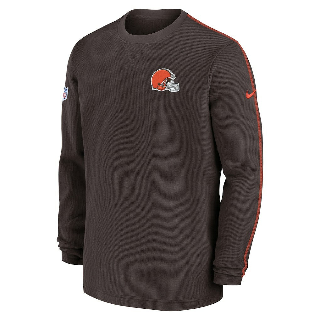 Cleveland Browns 2024 Sideline Coaches Long Sleeve Top - Brown | Nike outlet