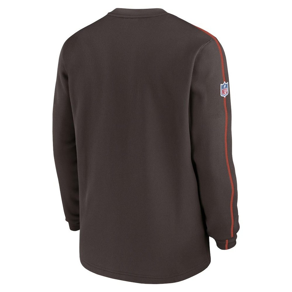 Cleveland Browns 2024 Sideline Coaches Long Sleeve Top - Brown | Nike outlet