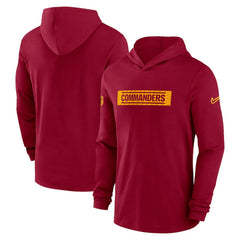 Washington Commanders 2024/25 Sideline Performance Long Sleeve Hoodie T-Shirt - Burgundy | Nike online