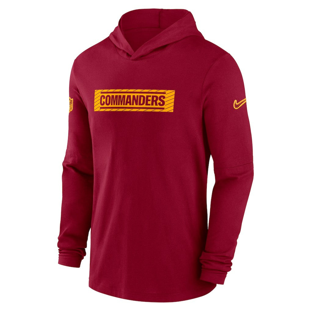 Washington Commanders 2024/25 Sideline Performance Long Sleeve Hoodie T-Shirt - Burgundy | Nike online