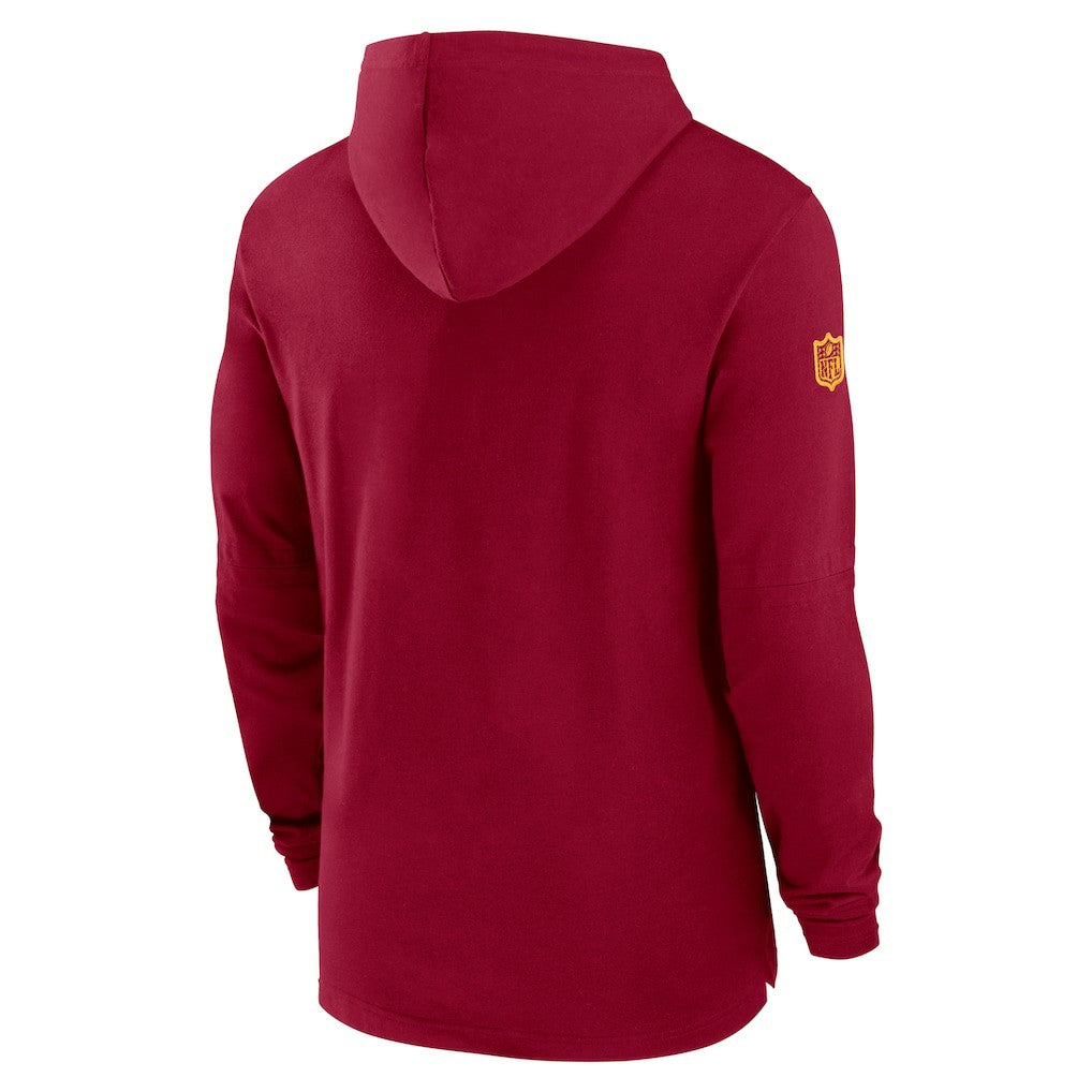 Washington Commanders 2024/25 Sideline Performance Long Sleeve Hoodie T-Shirt - Burgundy | Nike online