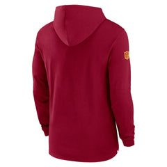Washington Commanders 2024/25 Sideline Performance Long Sleeve Hoodie T-Shirt - Burgundy | Nike online