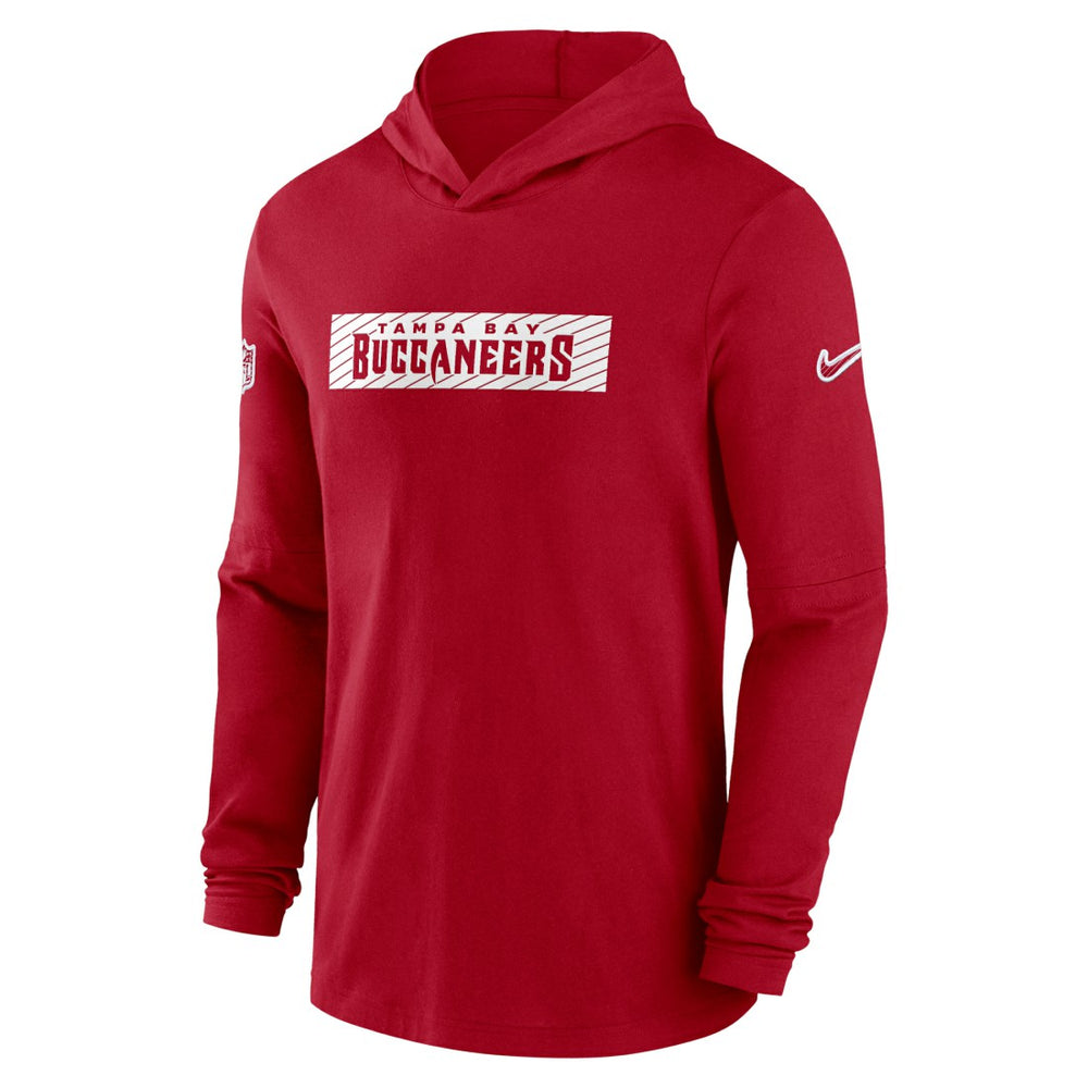 Tampa Bay Buccaneers 2024/25 Sideline Performance Long Sleeve Hoodie T-Shirt - Red | Nike cheap