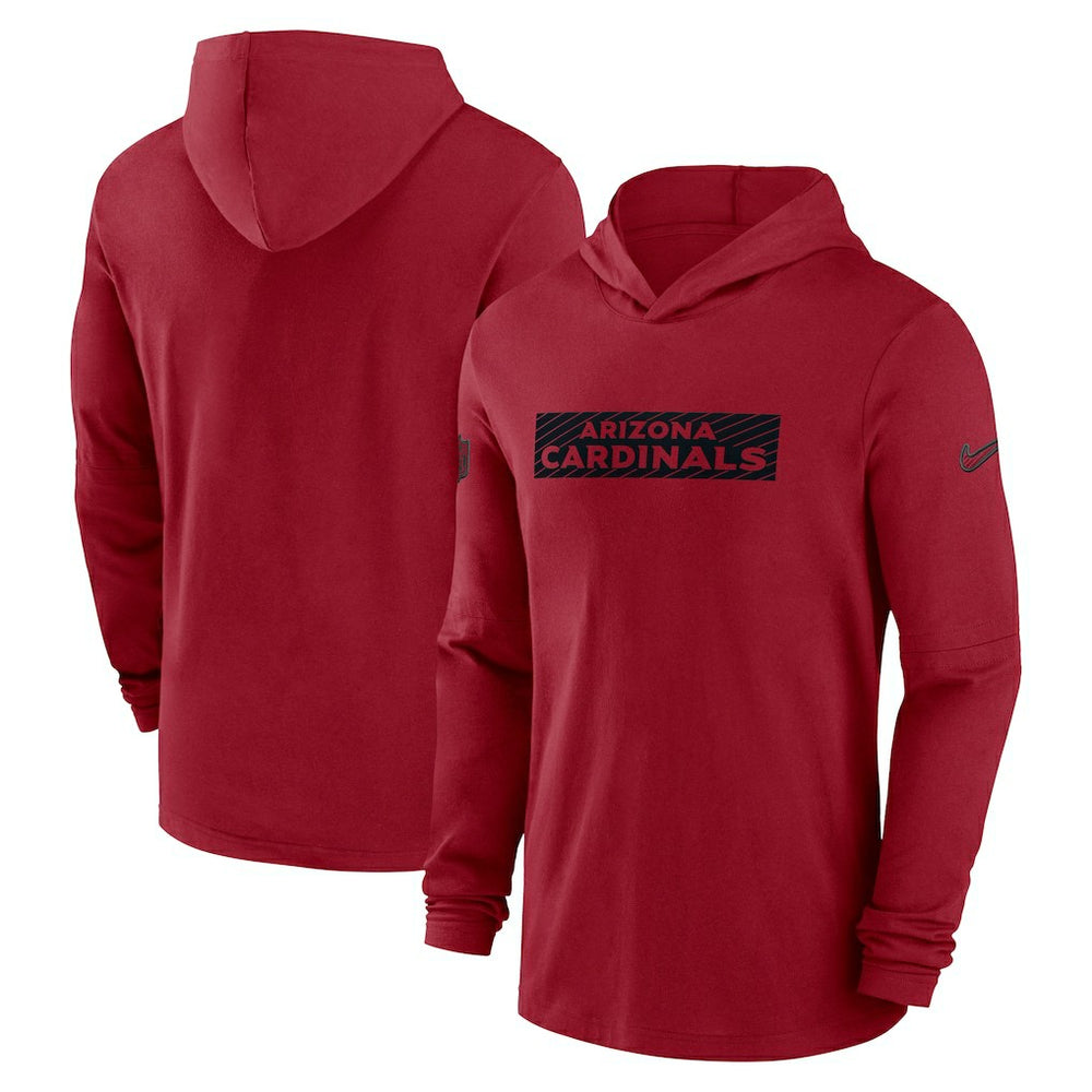 Arizona Cardinals 2024/25 Sideline Performance Long Sleeve Hoodie T-Shirt - Cardinal | Nike on sale