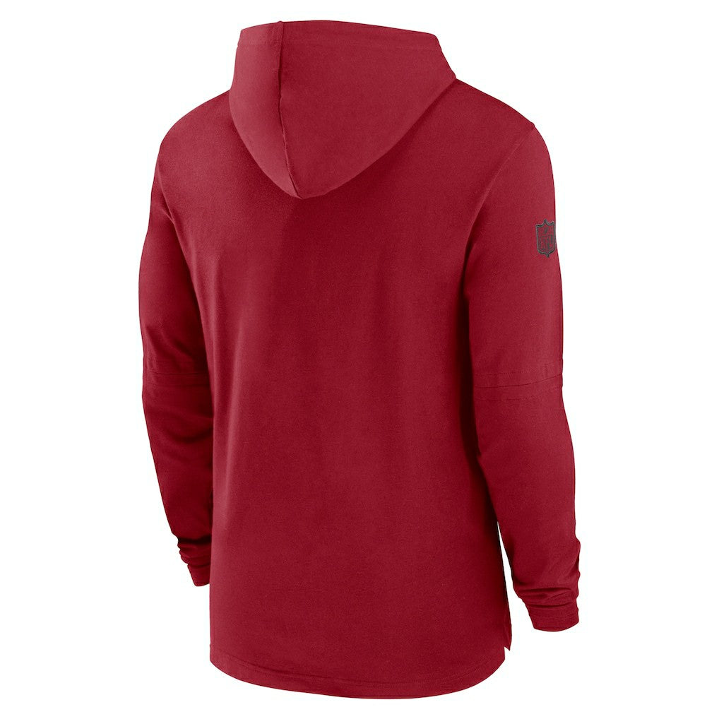 Arizona Cardinals 2024/25 Sideline Performance Long Sleeve Hoodie T-Shirt - Cardinal | Nike on sale