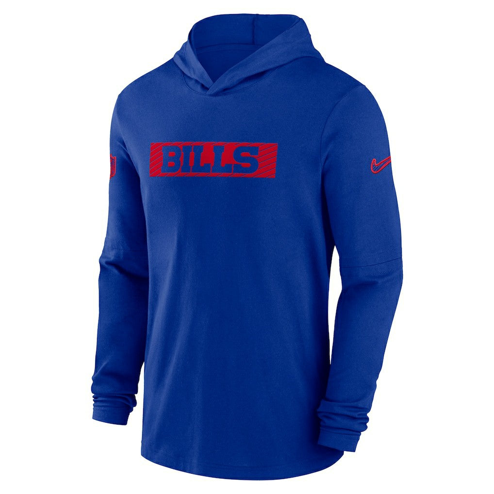 Buffalo Bills 2024/25 Sideline Performance Long Sleeve Hoodie T-Shirt - Royal | Nike sale