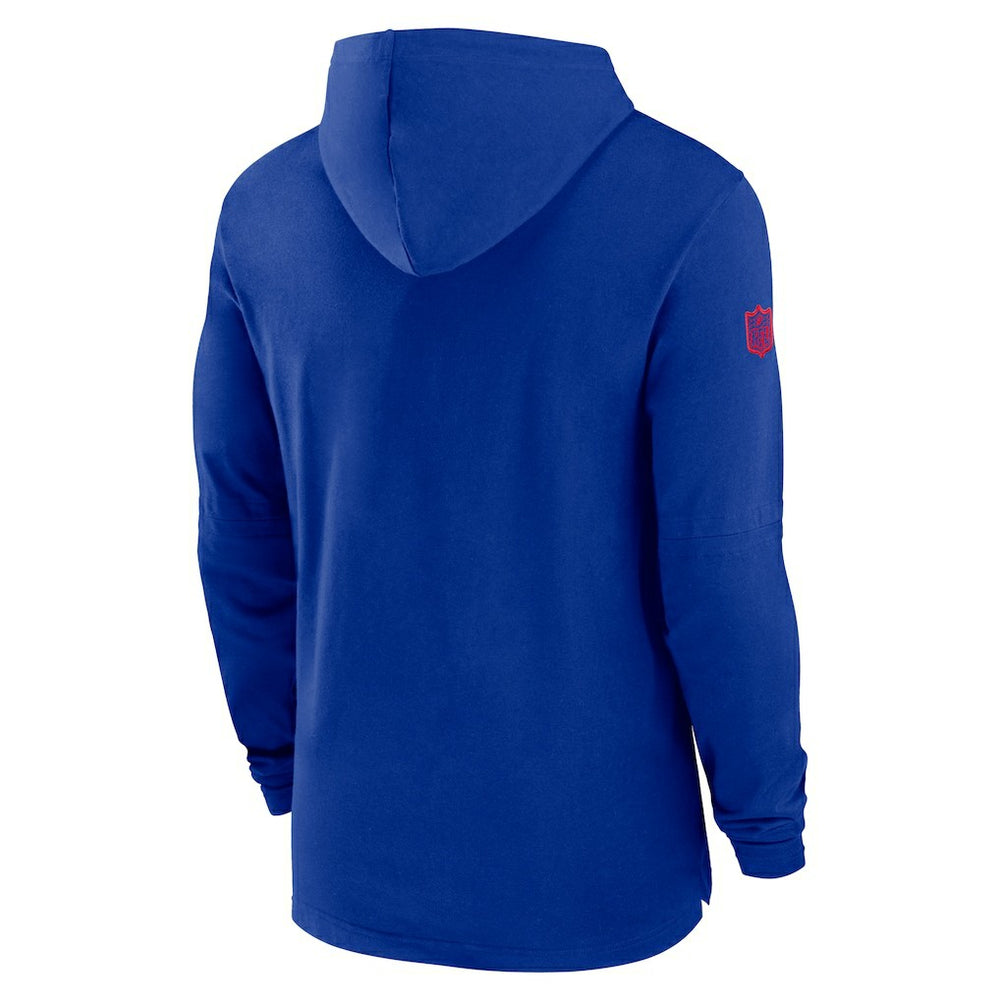 Buffalo Bills 2024/25 Sideline Performance Long Sleeve Hoodie T-Shirt - Royal | Nike sale