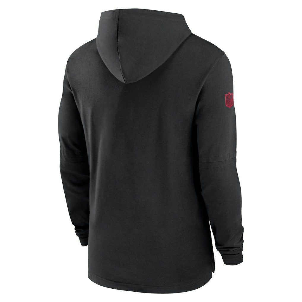 Atlanta Falcons 2024/25 Sideline Performance Long Sleeve Hoodie T-Shirt - Black | Nike discount