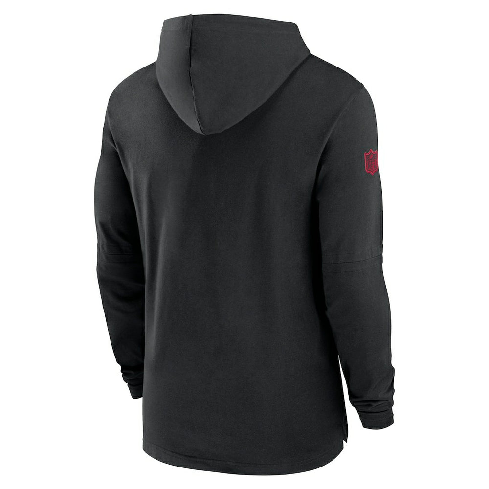 Atlanta Falcons 2024/25 Sideline Performance Long Sleeve Hoodie T-Shirt - Black | Nike discount