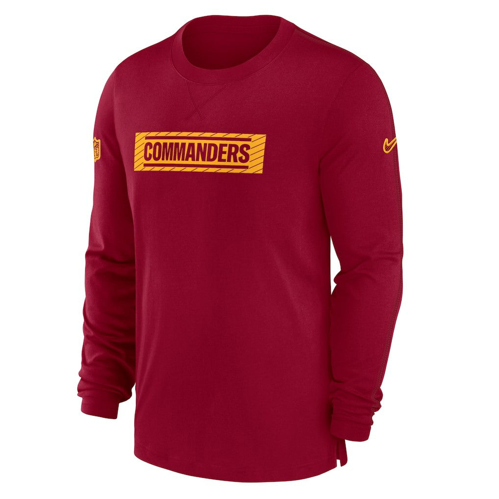 Washington Commanders Sideline Player Performance Long Sleeve T-Shirt - Burgundy | Nike outlet
