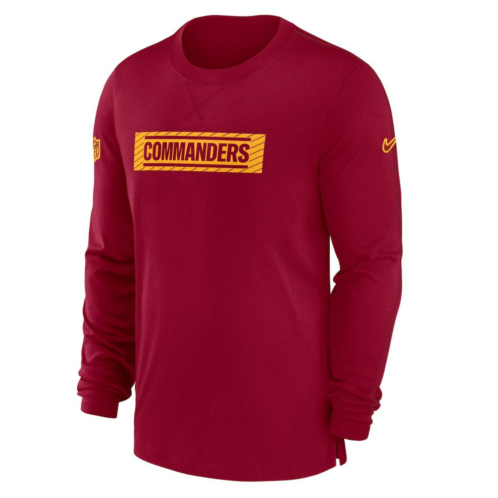 Washington Commanders Sideline Player Performance Long Sleeve T-Shirt - Burgundy | Nike outlet