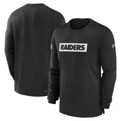 Las Vegas Raiders Sideline Player Performance Long Sleeve T-Shirt - Black | Nike online
