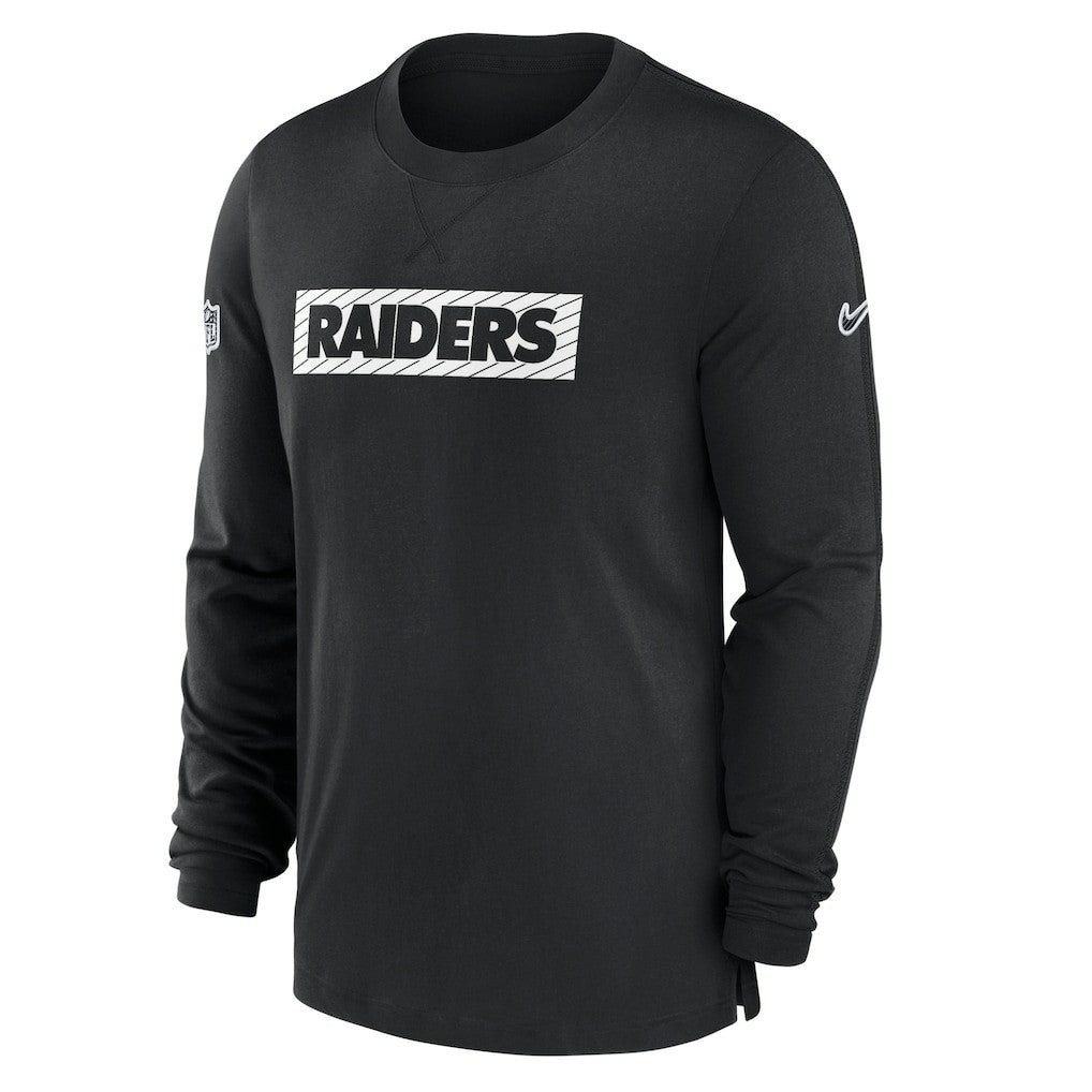 Las Vegas Raiders Sideline Player Performance Long Sleeve T-Shirt - Black | Nike online