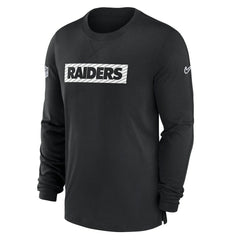 Las Vegas Raiders Sideline Player Performance Long Sleeve T-Shirt - Black | Nike online
