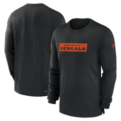 Cincinnati Bengals Sideline Player Performance Long Sleeve T-Shirt - Black | Nike for sale