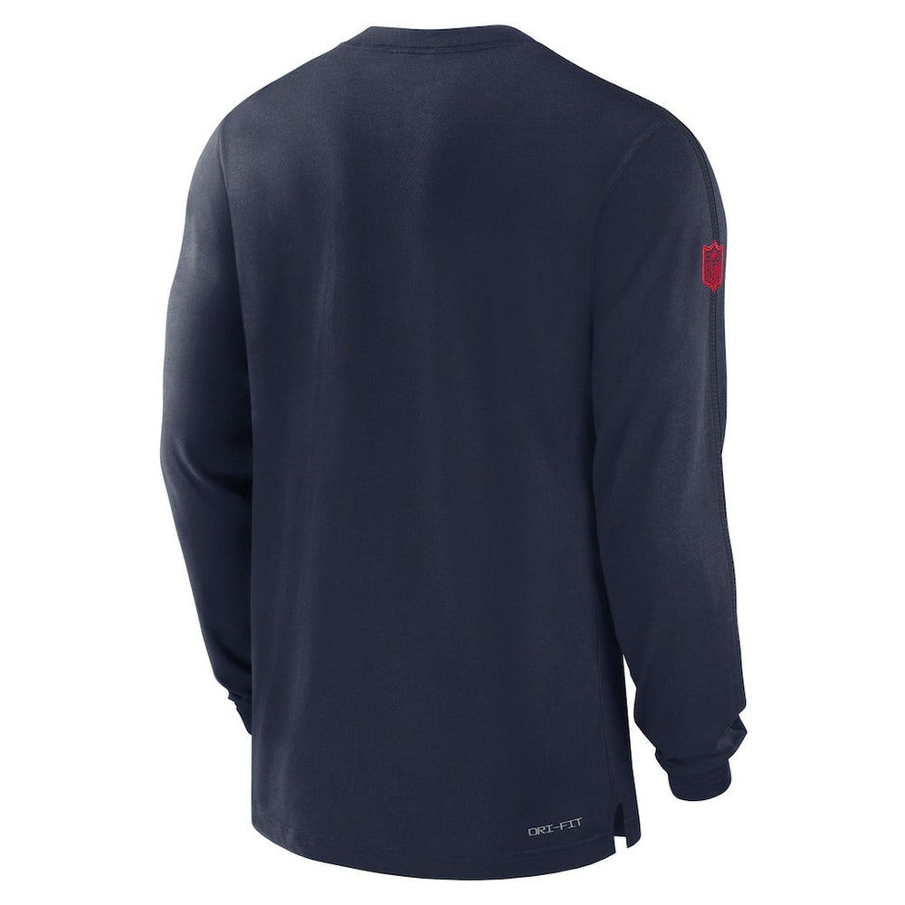 New England Patriots Sideline Player Performance Long Sleeve T-Shirt - Navy | Nike sale