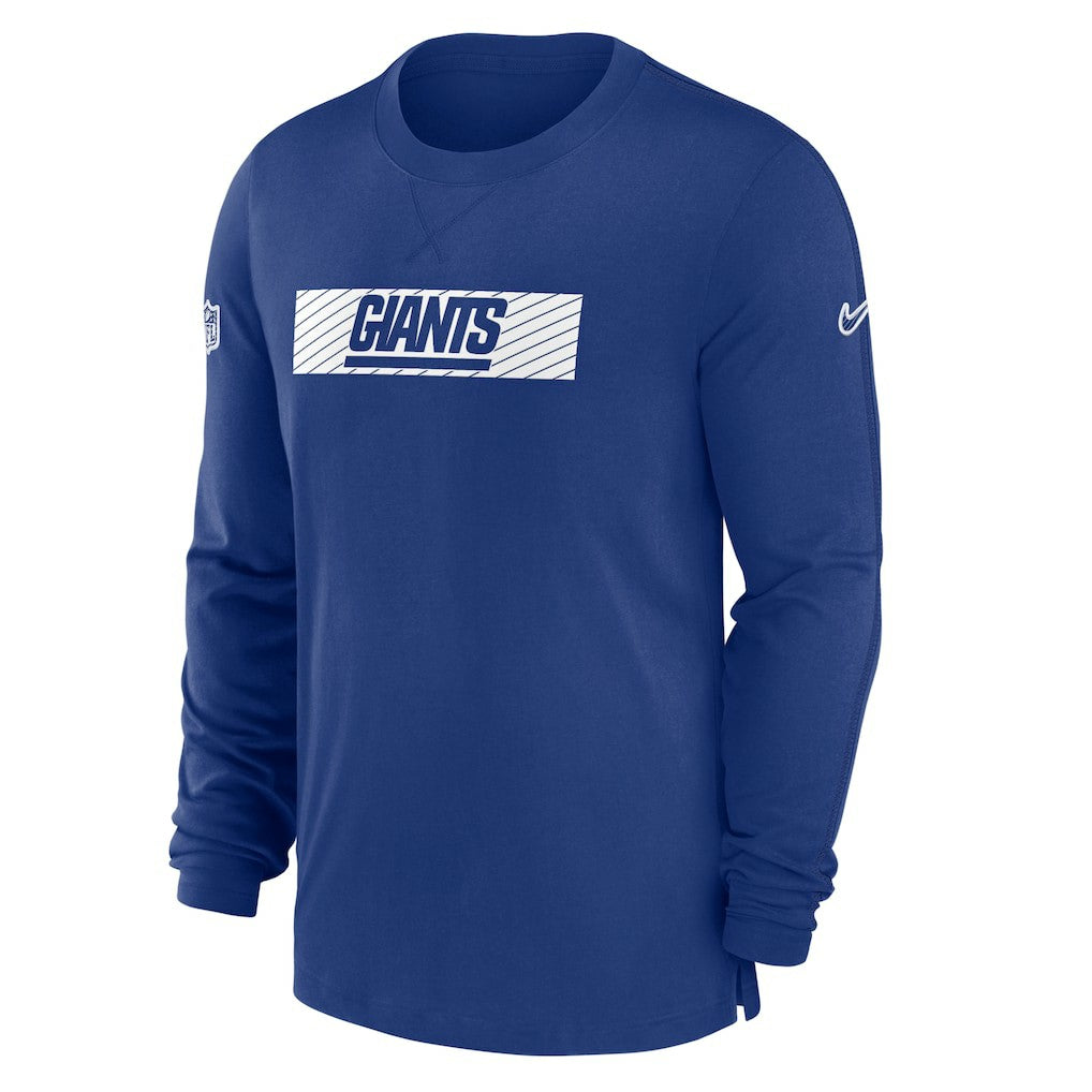 New York Giants Sideline Player Performance Long Sleeve T-Shirt - Royal | Nike on sale