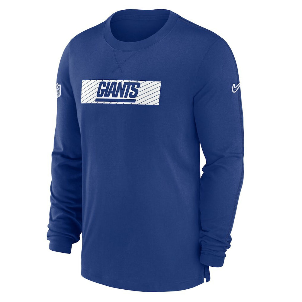 New York Giants Sideline Player Performance Long Sleeve T-Shirt - Royal | Nike on sale