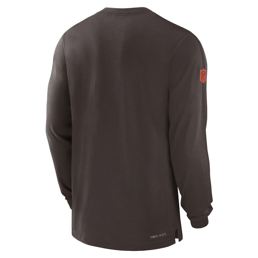 Cleveland Browns Sideline Player Performance Long Sleeve T-Shirt - Brown | Nike on sale
