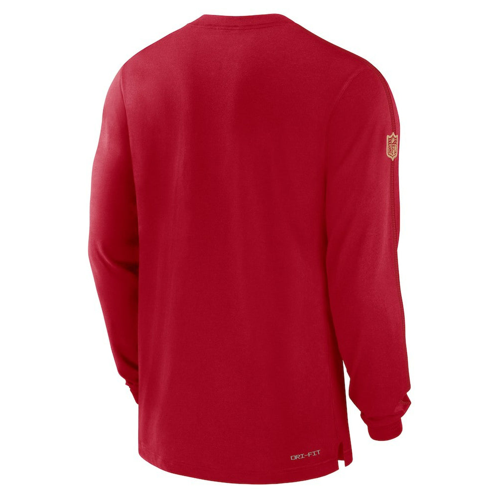 San Francisco 49ers Sideline Player Performance Long Sleeve T-Shirt - Scarlet | Nike sale