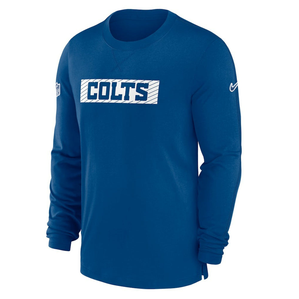 Indianapolis Colts Sideline Player Performance Long Sleeve T-Shirt - Royal | Nike discount