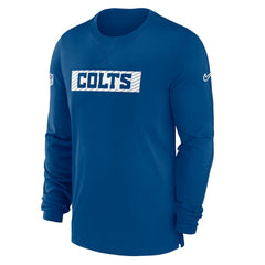 Indianapolis Colts Sideline Player Performance Long Sleeve T-Shirt - Royal | Nike discount