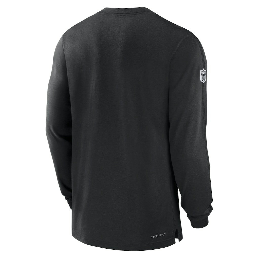 New York Jets Sideline Player Performance Long Sleeve T-Shirt - Black | Nike for sale