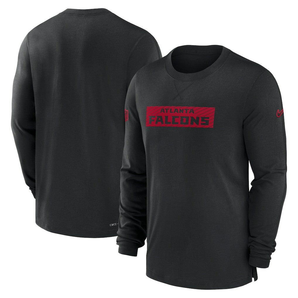 Atlanta Falcons Sideline Player Performance Long Sleeve T-Shirt - Black | Nike cheap