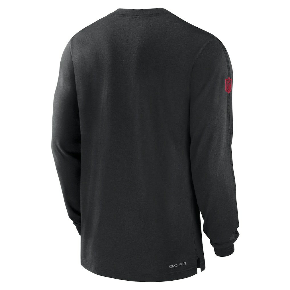 Atlanta Falcons Sideline Player Performance Long Sleeve T-Shirt - Black | Nike cheap
