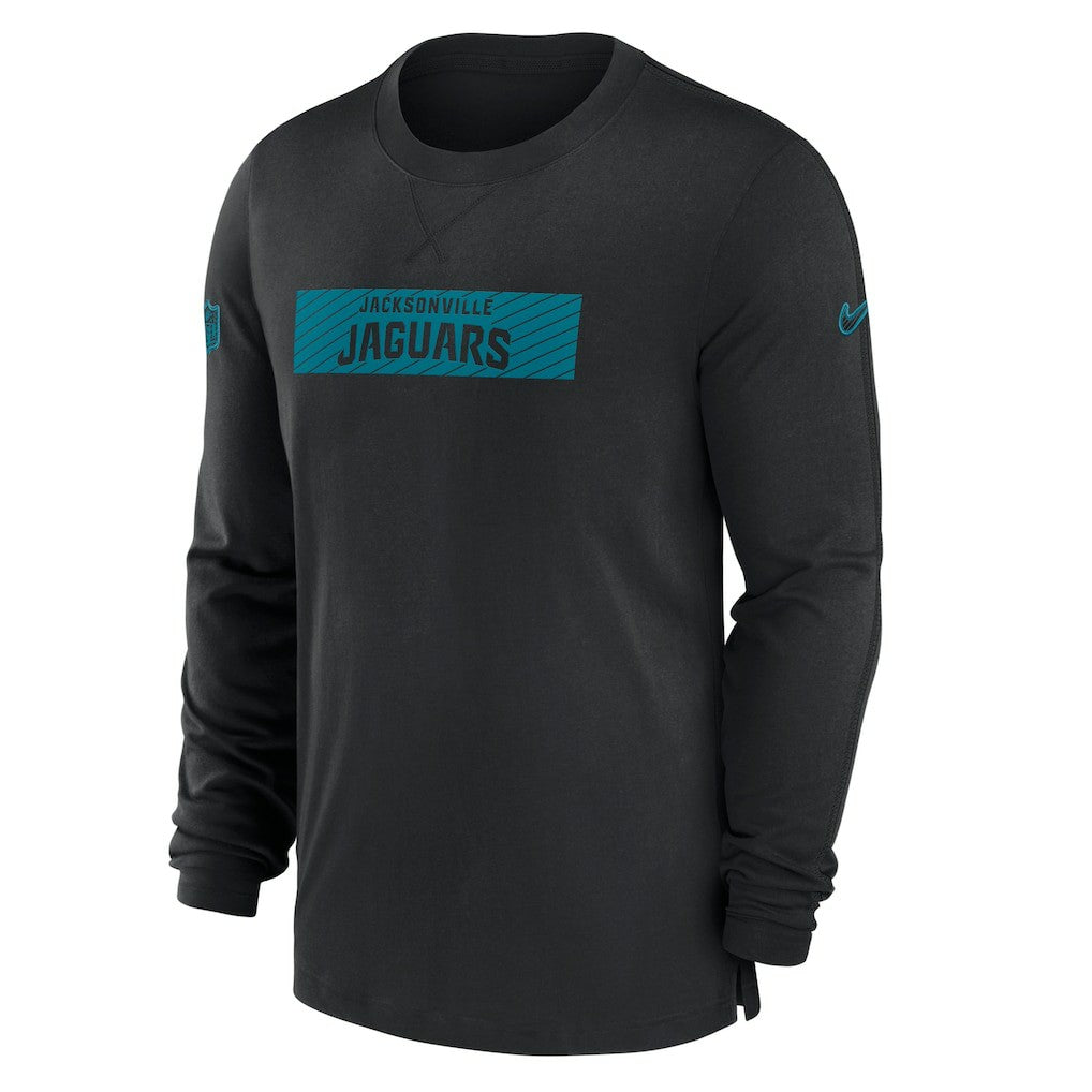 Jacksonville Jaguars Sideline Player Performance Long Sleeve T-Shirt - Black | Nike for sale