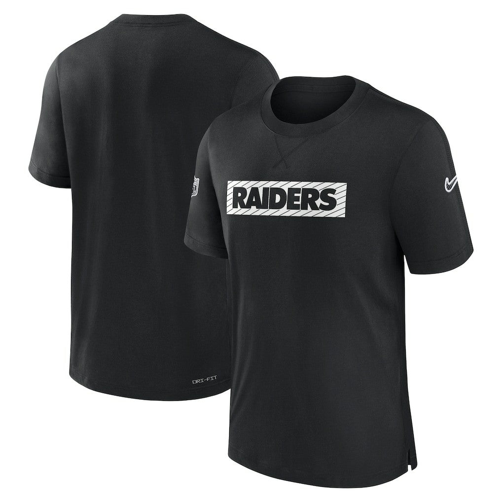 Las Vegas Raiders Sideline Player Performance T-Shirt - Black | Nike for sale