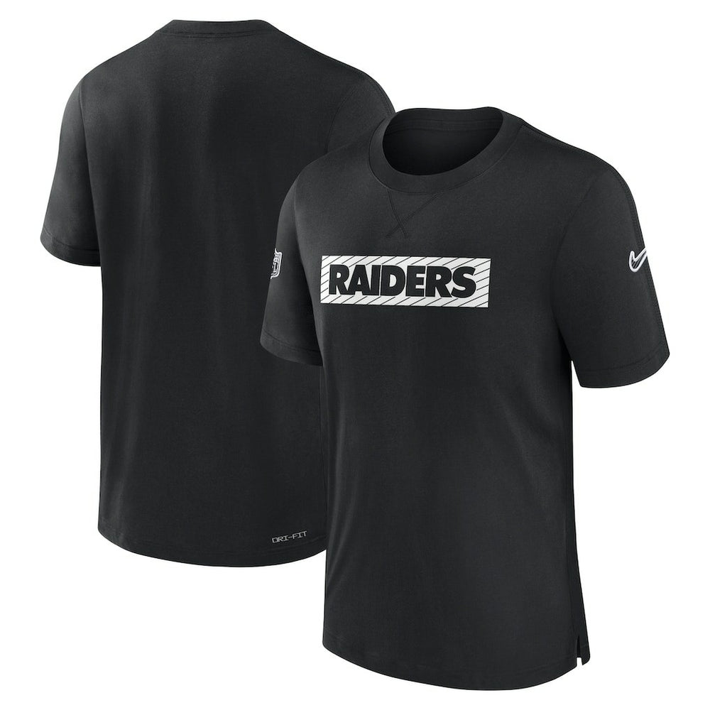 Las Vegas Raiders Sideline Player Performance T-Shirt - Black | Nike for sale
