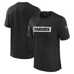 Las Vegas Raiders Sideline Player Performance T-Shirt - Black | Nike for sale