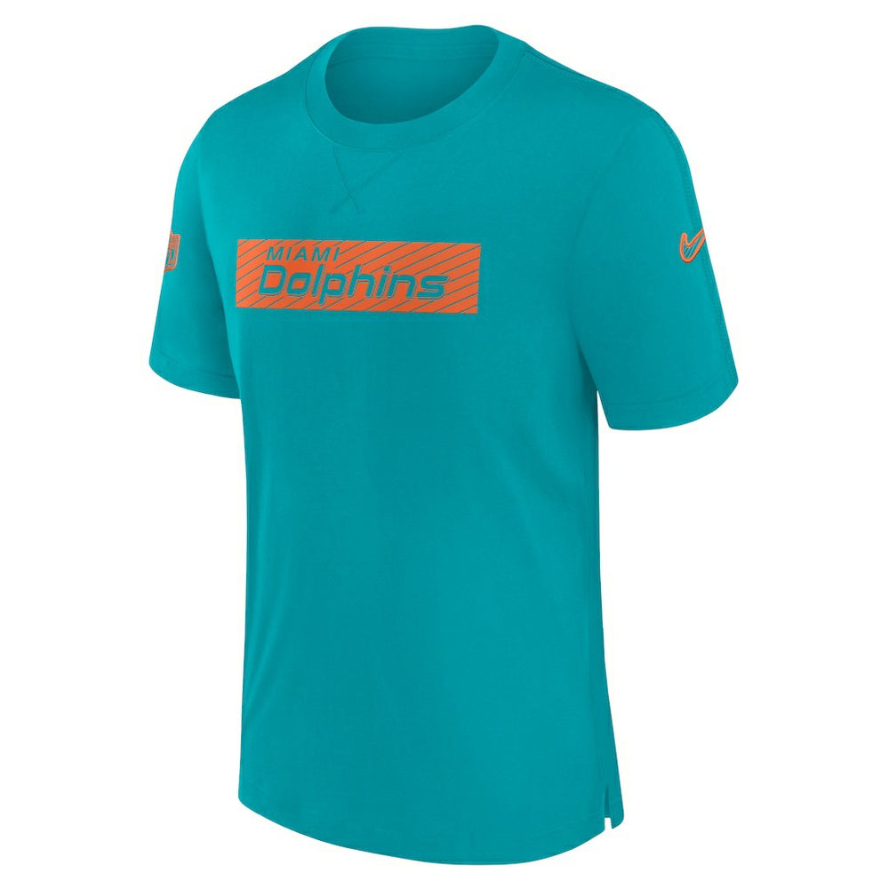Miami Dolphins Sideline Player Performance T-Shirt - Aqua | Nike for sale