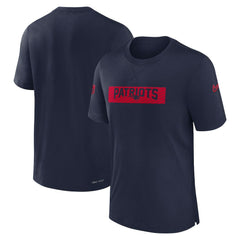 New England Patriots Sideline Player Performance T-Shirt - Navy | Nike online