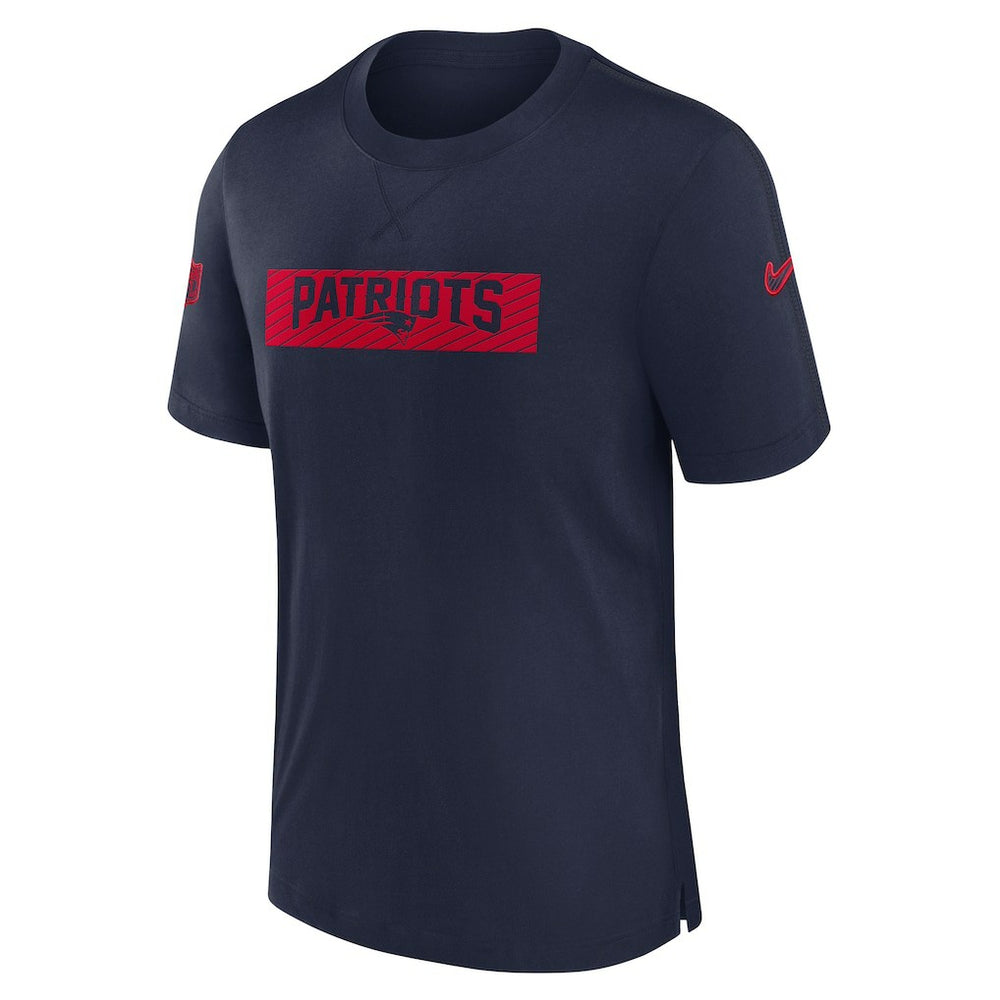 New England Patriots Sideline Player Performance T-Shirt - Navy | Nike online