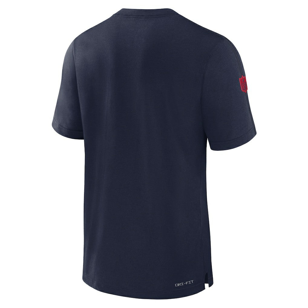 New England Patriots Sideline Player Performance T-Shirt - Navy | Nike online
