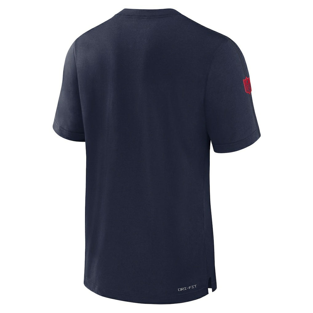 New England Patriots Sideline Player Performance T-Shirt - Navy | Nike online