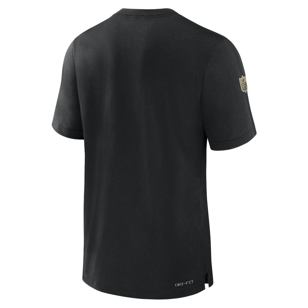 New Orleans Saints Sideline Player Performance T-Shirt - Black | Nike sale
