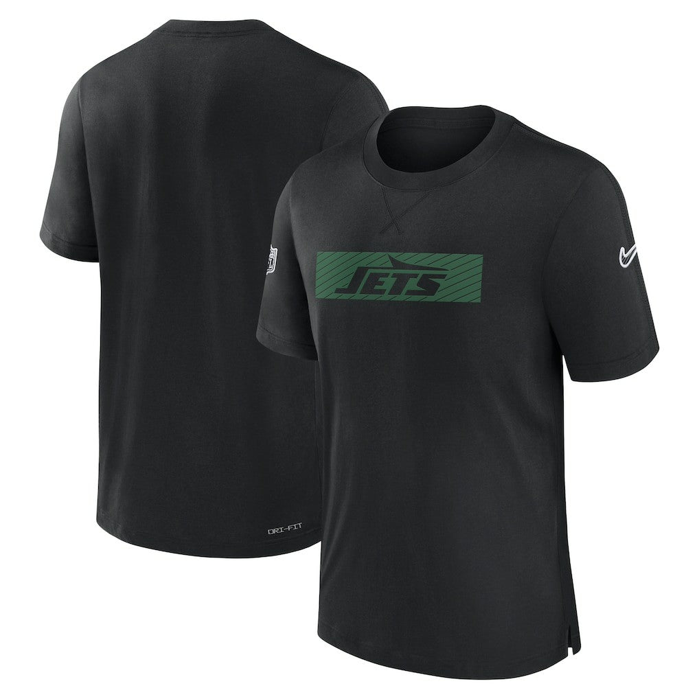 New York Jets Sideline Player Performance T-Shirt - Black | Nike online