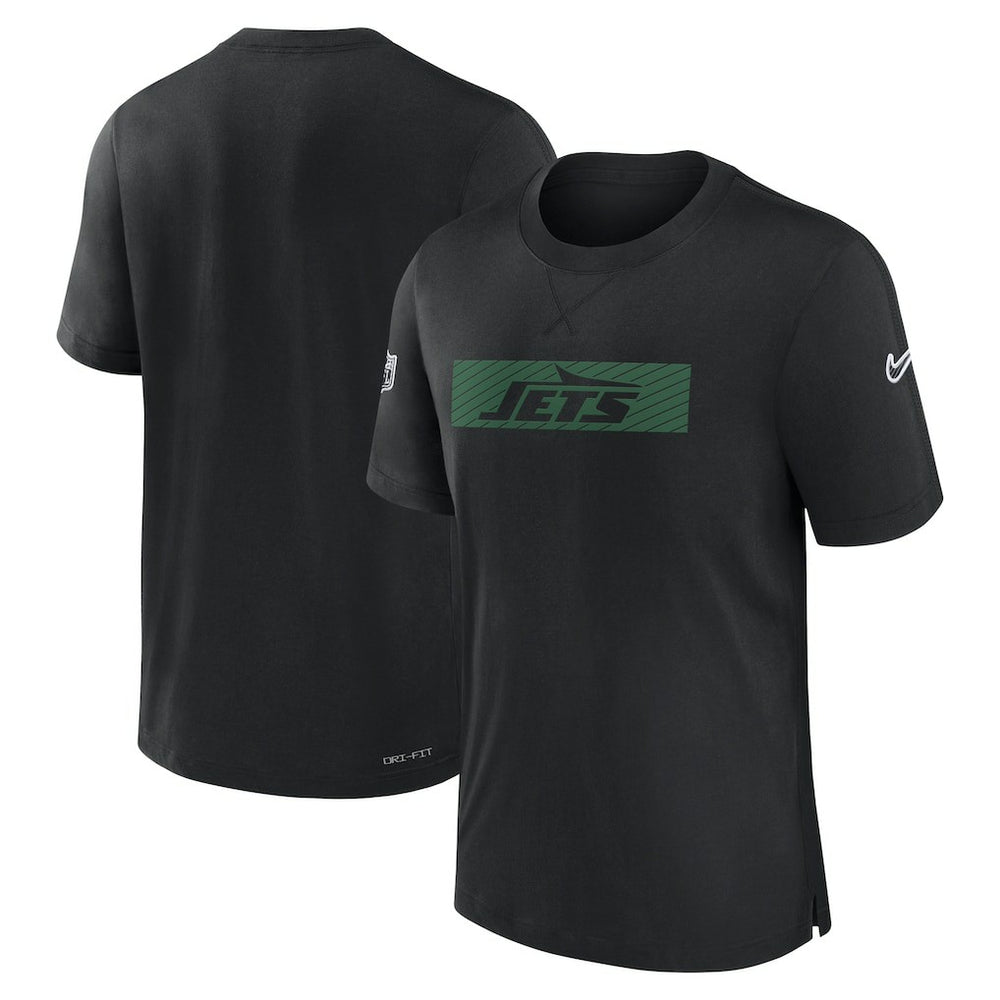 New York Jets Sideline Player Performance T-Shirt - Black | Nike online