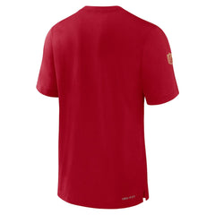 San Francisco 49ers Sideline Player Performance T-Shirt - Scarlet | Nike for sale