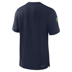 Seattle Seahawks Sideline Player Performance T-Shirt - College Navy | Nike cheap