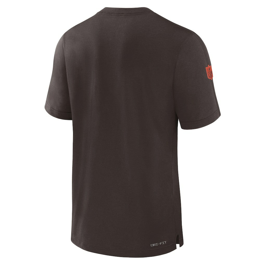 Cleveland Browns Sideline Player Performance T-Shirt - Brown | Nike outlet