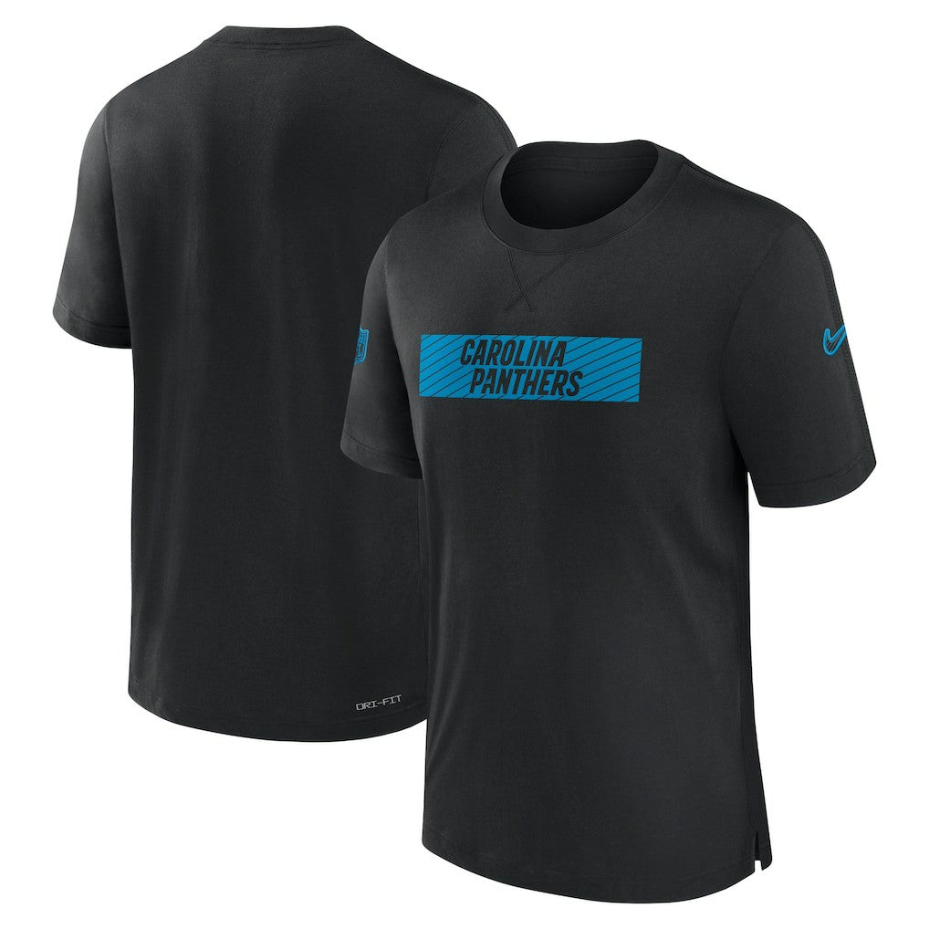 Carolina Panthers Sideline Player Performance T-Shirt - Black | Nike outlet